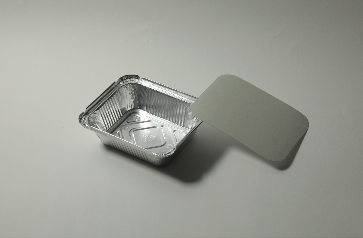 Aluminium Container & Lid 8342